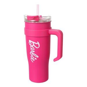 Barbie X Miniso Collection Tumbler With Handle & Straw, Stainless Steel